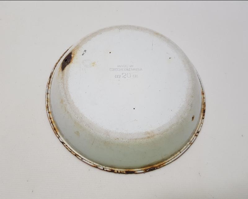 ÜZERİ KUŞLU EMAYE TABAK