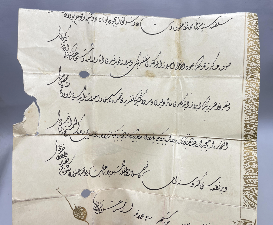 ABDÜLHAMİD HAN DÖNEMİ YUNAN HARBİ BERATI