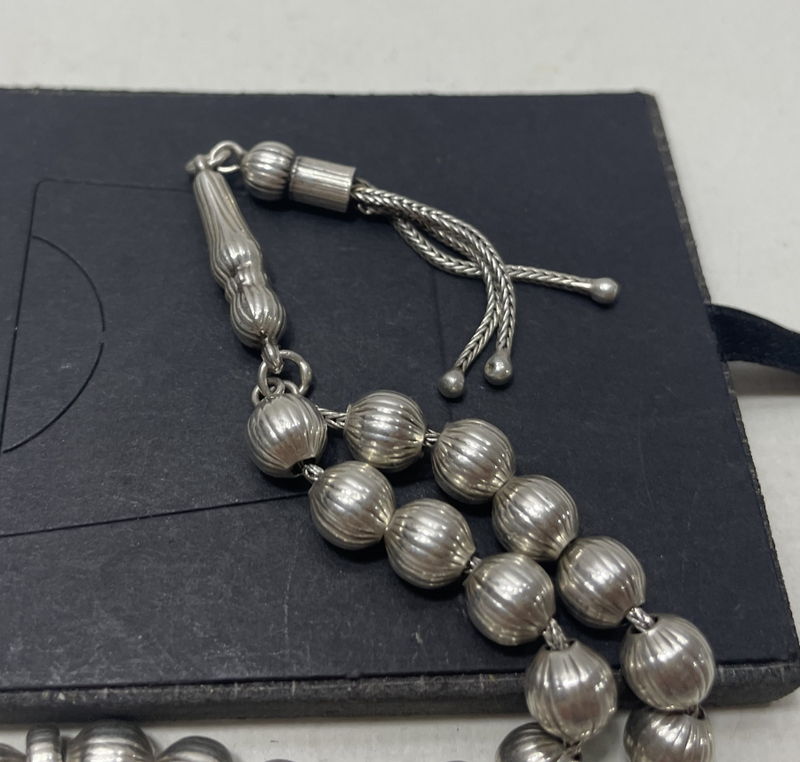 KÜRE KESİM GÜMÜŞ TESPİH