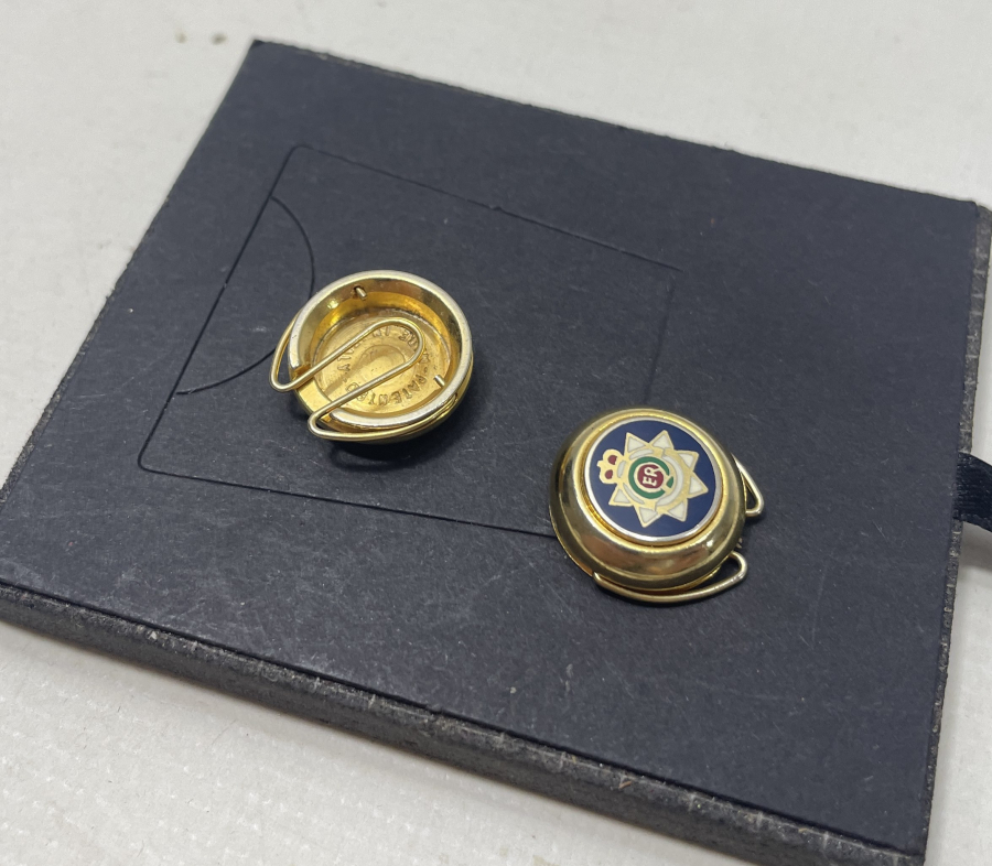 MİNE İŞÇİLİKLİ ALTIN KAPLAMA ANTİKA KÜPE