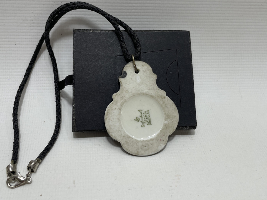 NADİR EL BOYAMA BAVARİA PORSELEN KOLYE