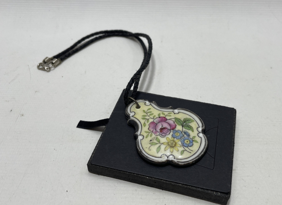 NADİR EL BOYAMA BAVARİA PORSELEN KOLYE