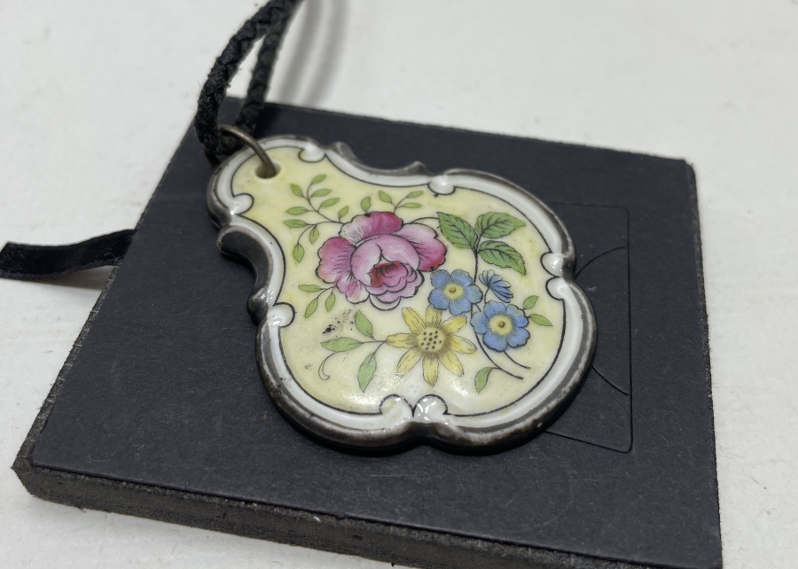 NADİR EL BOYAMA BAVARİA PORSELEN KOLYE