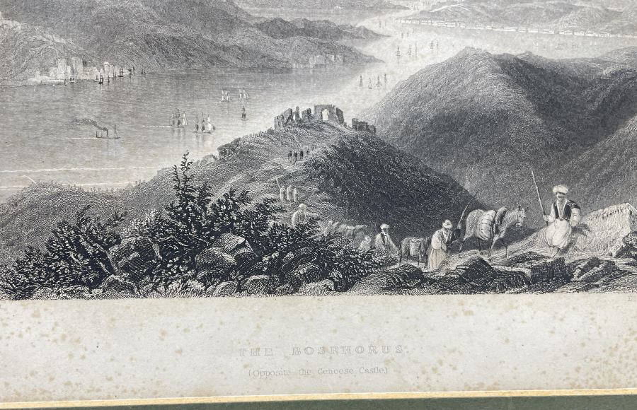 ORJİNAL PASPARTUSUYLA OSMANLI DÖNEMİ GRAVÜR