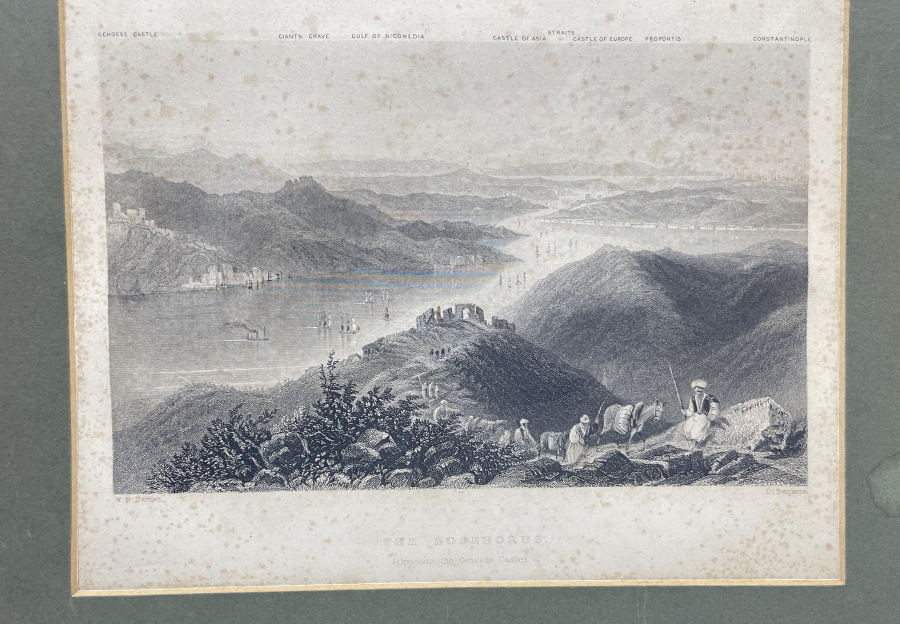 ORJİNAL PASPARTUSUYLA OSMANLI DÖNEMİ GRAVÜR