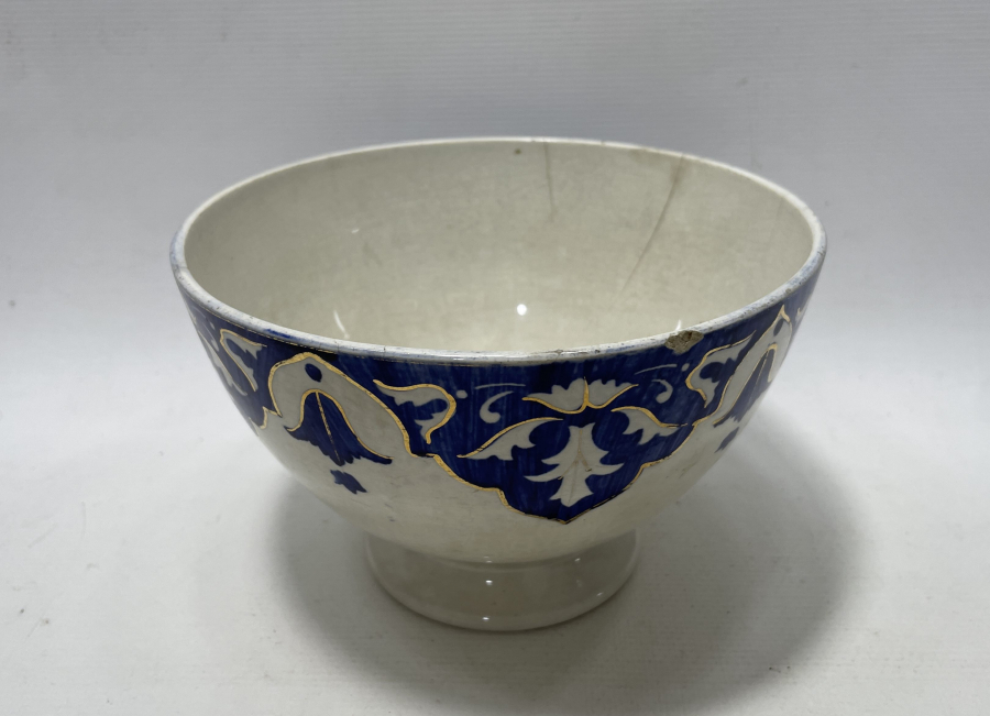 OSMANLI DÖNEMİ ALTIN VARAKLI KASE