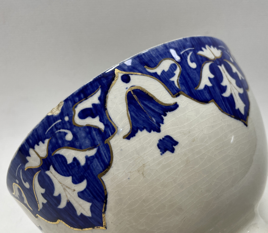 OSMANLI DÖNEMİ ALTIN VARAKLI KASE