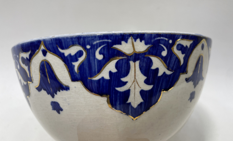 OSMANLI DÖNEMİ ALTIN VARAKLI KASE