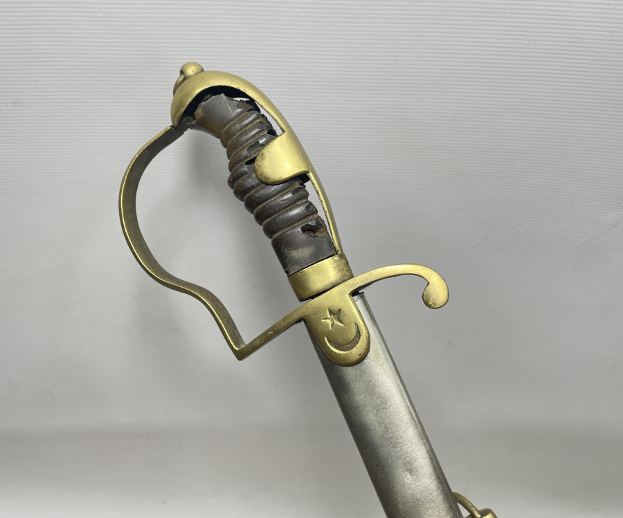 OSMANLI DÖNEMİ AY YILDIZLI HAFİF SÜVARİ KILICI