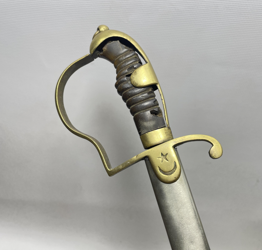 OSMANLI DÖNEMİ AY YILDIZLI HAFİF SÜVARİ KILICI