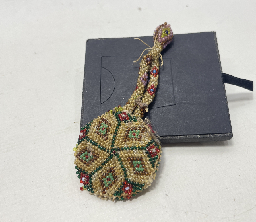 OSMANLI DÖNEMİ BONCUK İŞİ YILANLI CEP SAATİ KABI