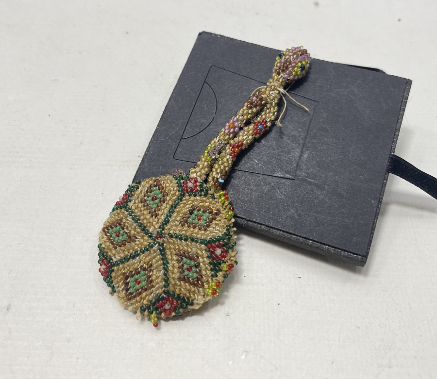 OSMANLI DÖNEMİ BONCUK İŞİ YILANLI CEP SAATİ KABI