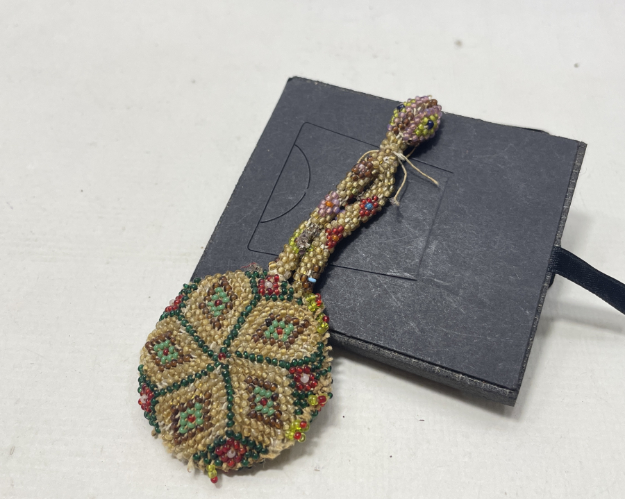 OSMANLI DÖNEMİ BONCUK İŞİ YILANLI CEP SAATİ KABI