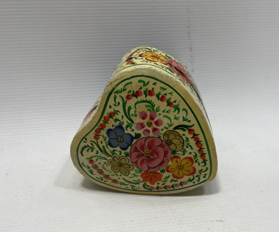 OSMANLI DÖNEMİ EL BOYAMA PAPİER MACHE MÜCEVHER KUTUSU