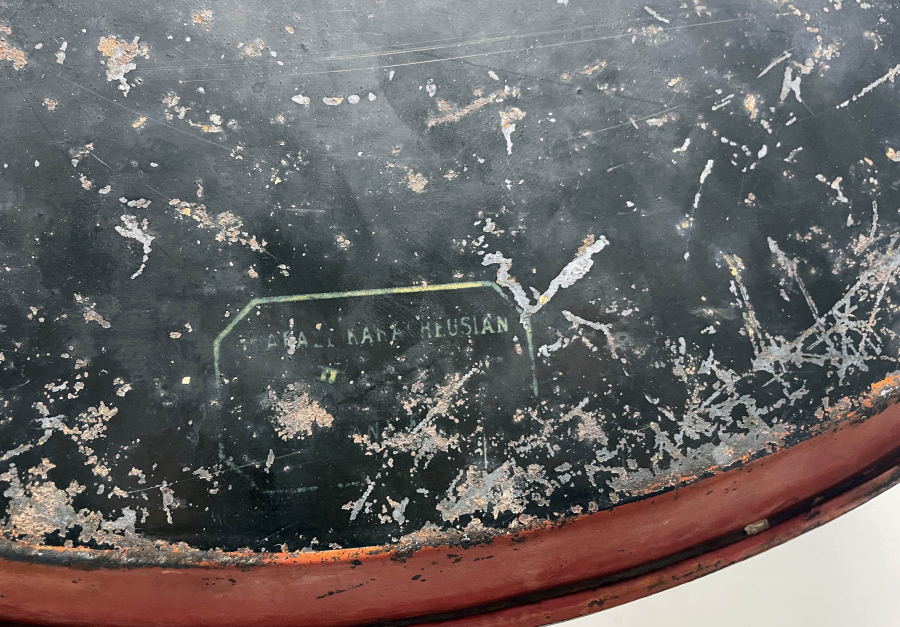 OSMANLI DÖNEMİ ERMENİ USTA DAMGALI ÇOK NADİR PULAT TEPSİ