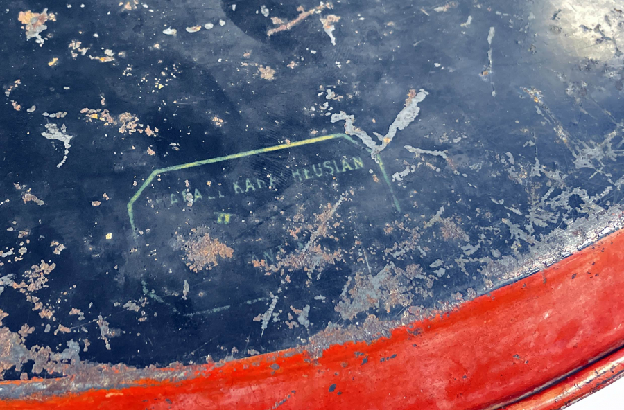 OSMANLI DÖNEMİ ERMENİ USTA DAMGALI ÇOK NADİR PULAT TEPSİ