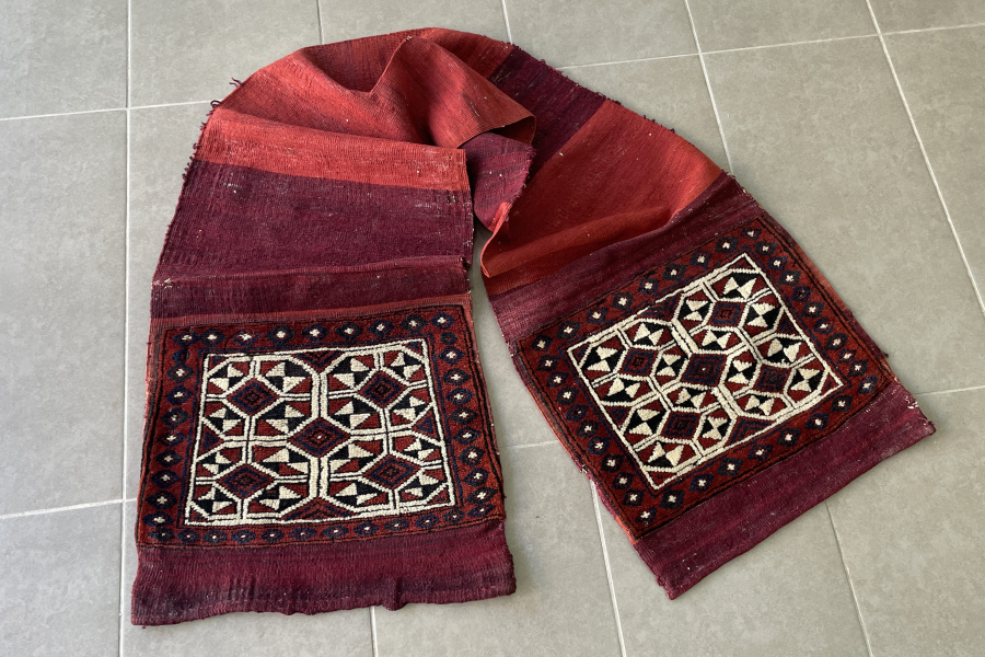 OSMANLI DÖNEMİ HEYBEDEN YAPILMA EL DOKUMA YOLLUK