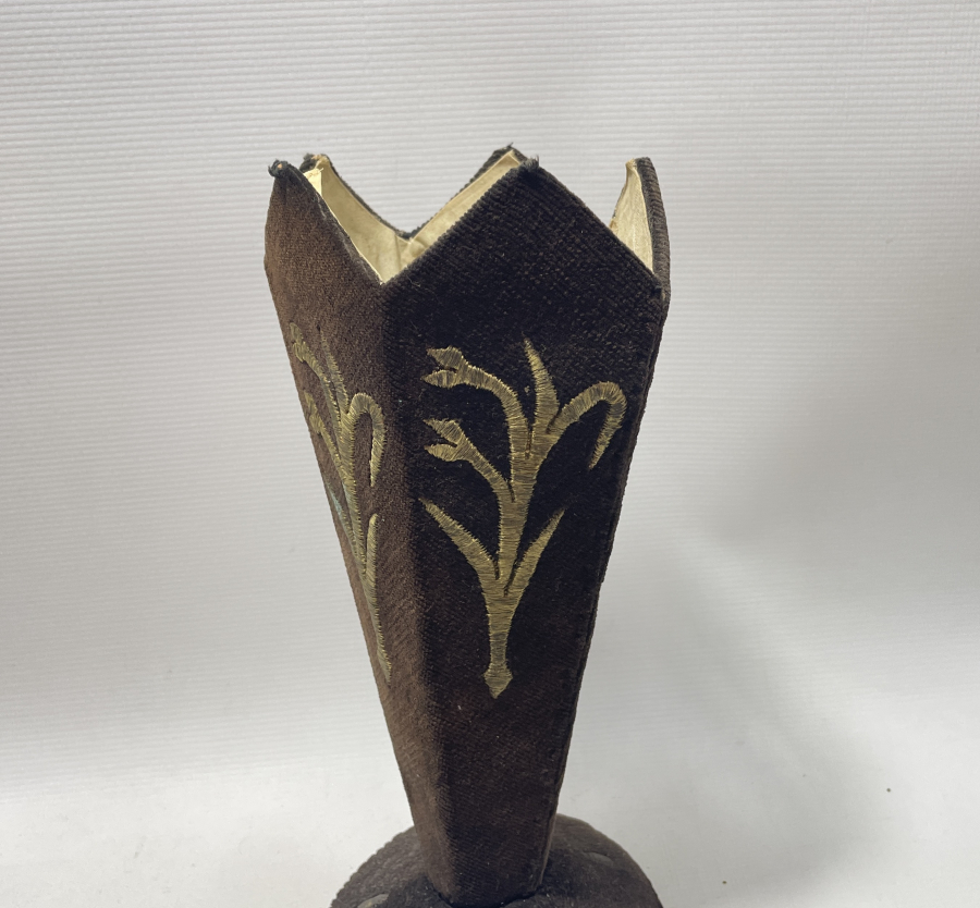 OSMANLI DÖNEMİ NADİR SIRMALI GELİN ÇİÇEKLİĞİ - VAZO