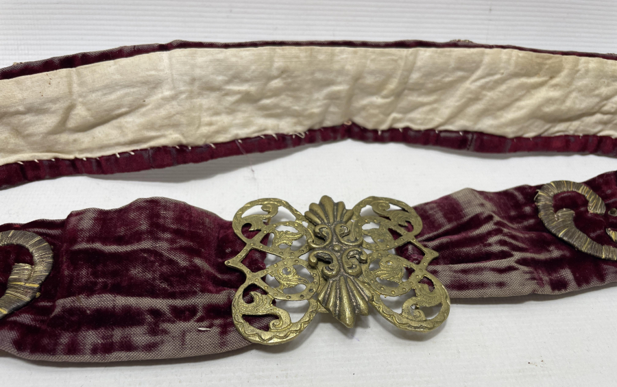 OSMANLI DÖNEMİ SIRMA İŞÇİLİKLİ BİNDALLI KEMERİ