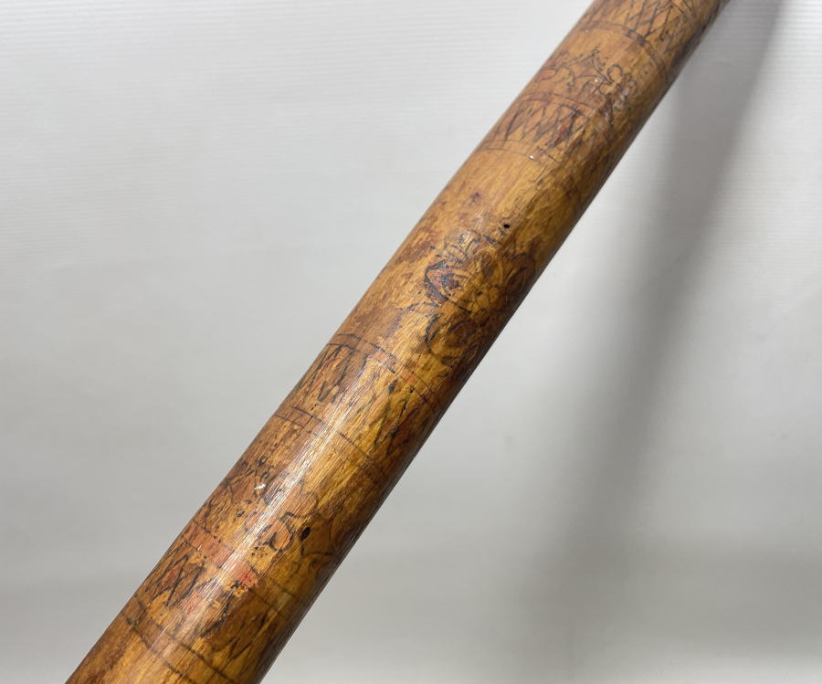 OSMANLI DÖNEMİ ÜZERİ KÖK BOYA İŞÇİLİKLİ CİRİT SOPASI