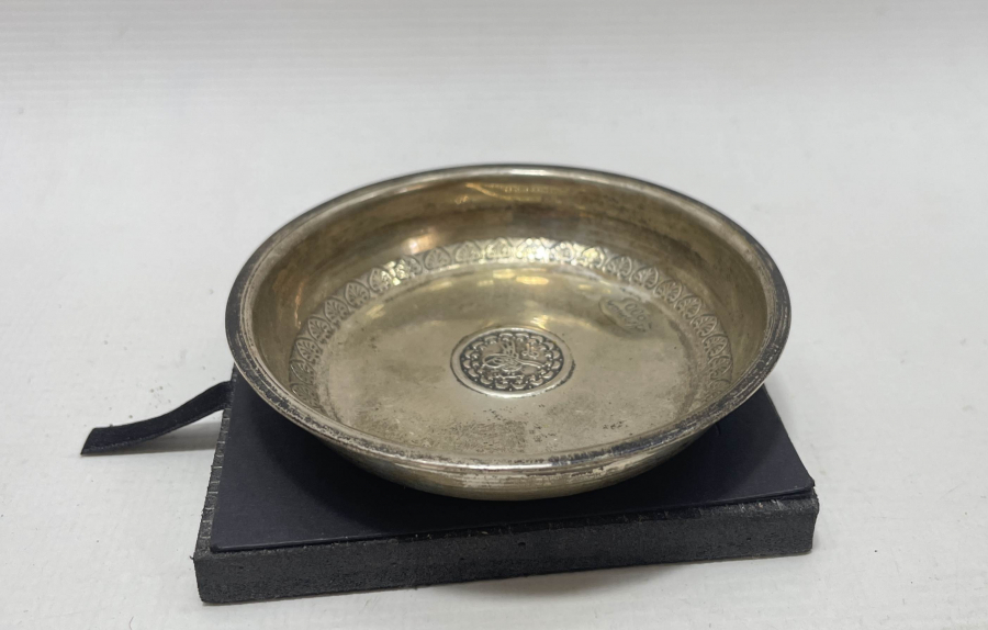 SÜLEYMANİYE İŞİ GÜMÜŞ KINA TASI