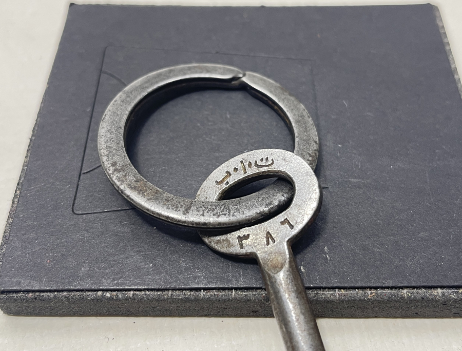 ÜZERİ OSMANLICA YAZILI ÇOK NADİR BANKA KASASI ANAHTARI