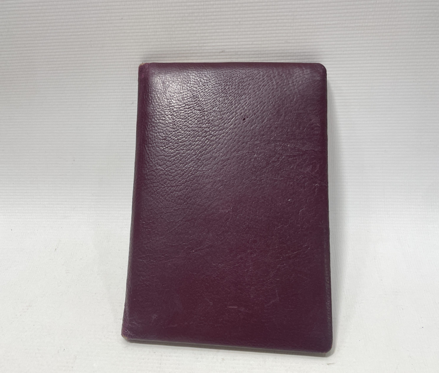 ÜZERİ OSMANLICA YAZILI ORJİNAL KABINDA EVLİLİK CÜZDANI