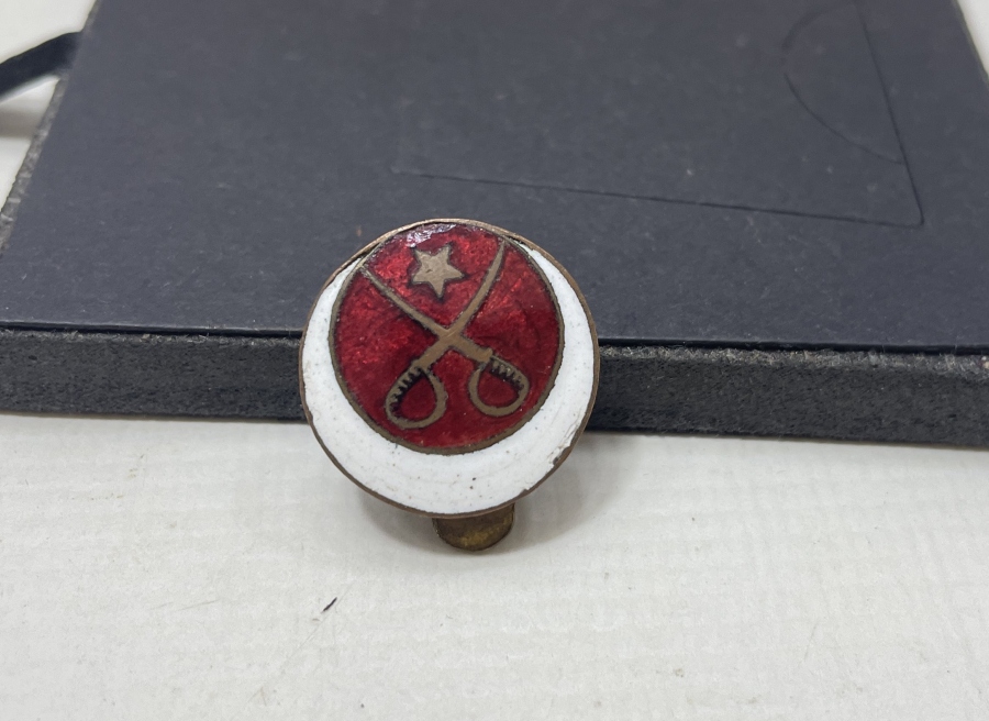 1. DÜNYA SAVAŞI DÖNEMİ MİNELİ OSMANLI SÜVARİ ROZETİ