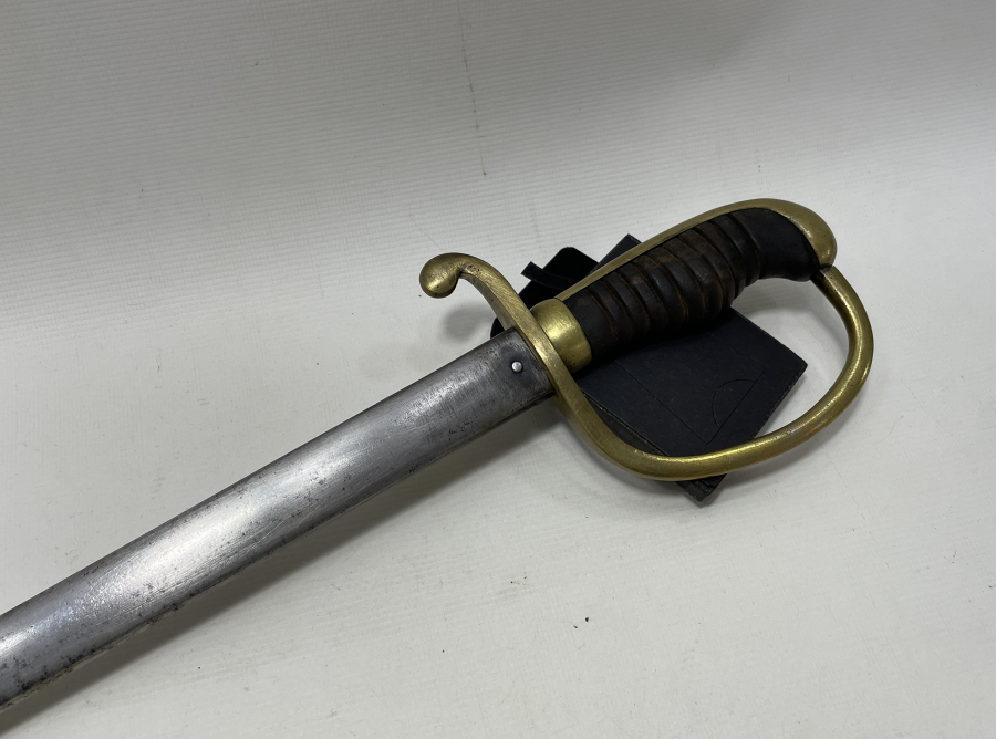 1. DÜNYA SAVAŞI DÖNEMİ ÜZERİNDE ALLAH BİZİMLEDİR YAZILI NADİR TOPÇU KILICI - TOPÇU MEÇİ