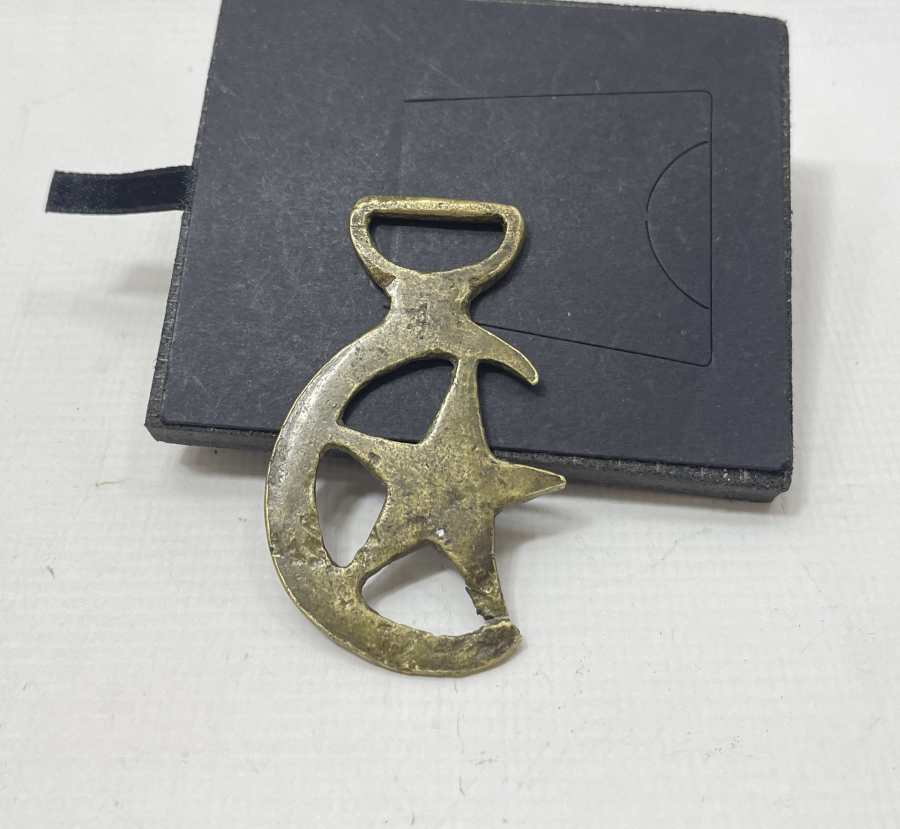 1.DÜNYA SAVAŞI DÖNEMİ AY YILDIZLI SÜVARİ AT GEMİ PARÇASI