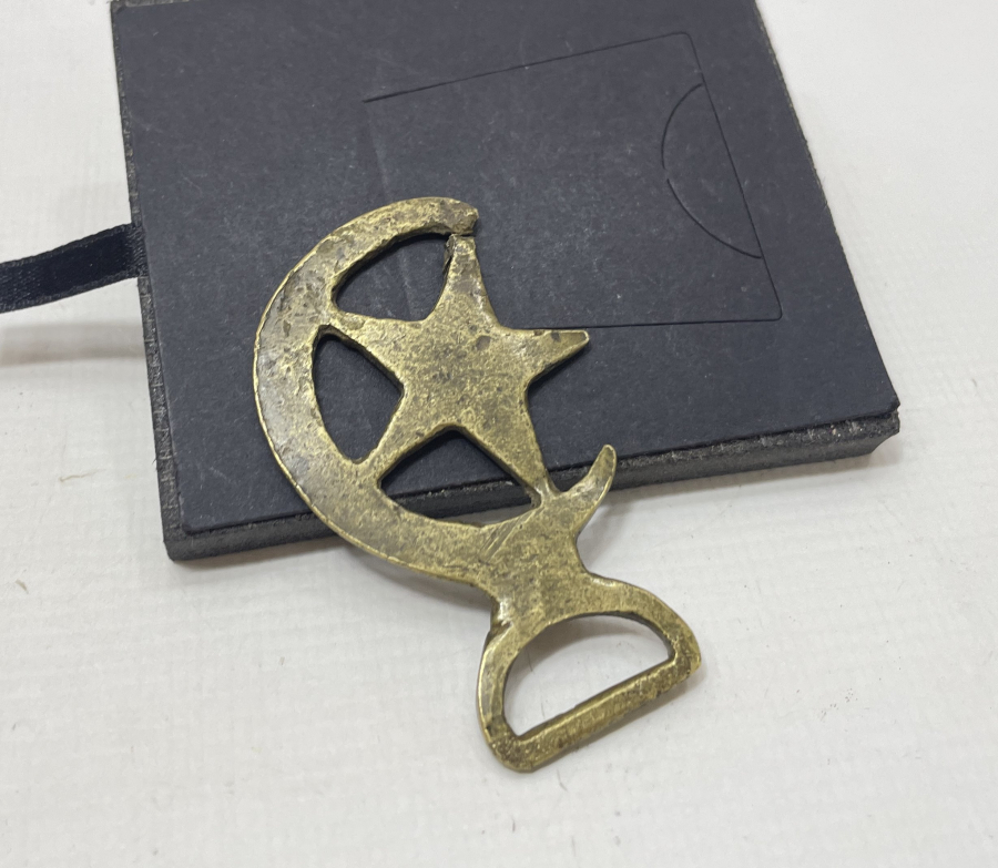 1.DÜNYA SAVAŞI DÖNEMİ AY YILDIZLI SÜVARİ AT GEMİ PARÇASI