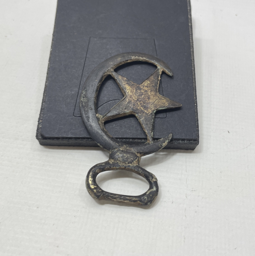 1.DÜNYA SAVAŞI DÖNEMİ AY YILDIZLI SÜVARİ AT GEMİ PARÇASI