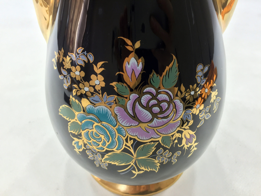 ALTIN VARAKLI ANTİKA KAPAKLI KARAF