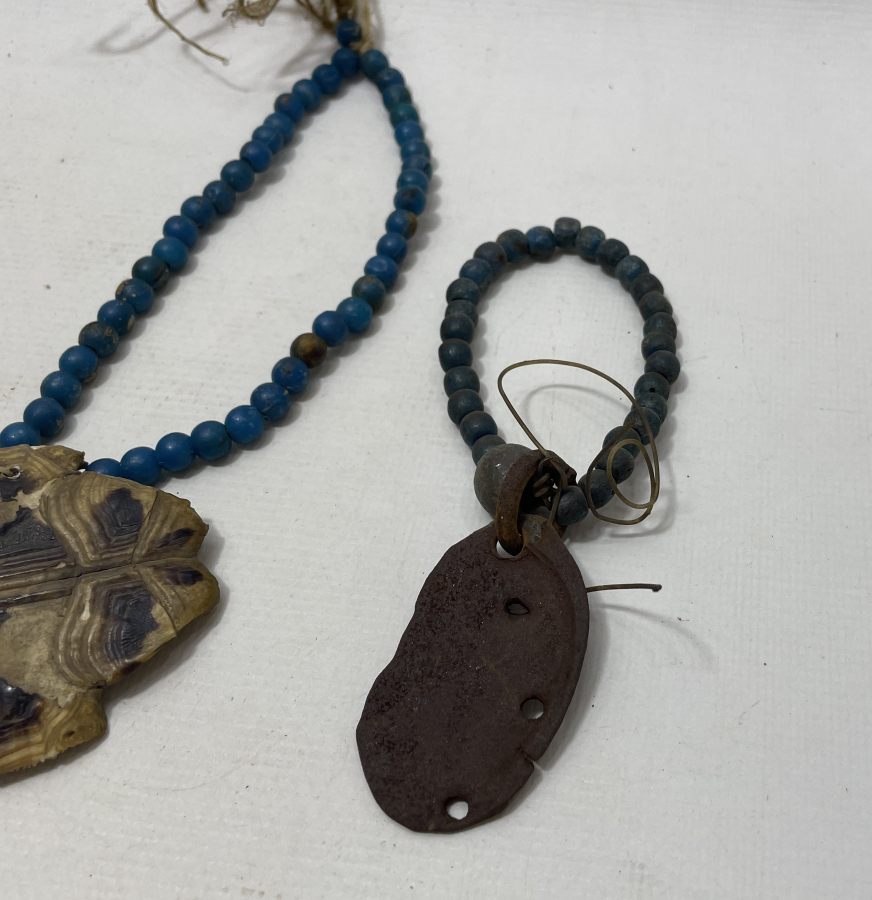 ANTİKA ŞAMAN İŞİ 2 ADET KOLYE