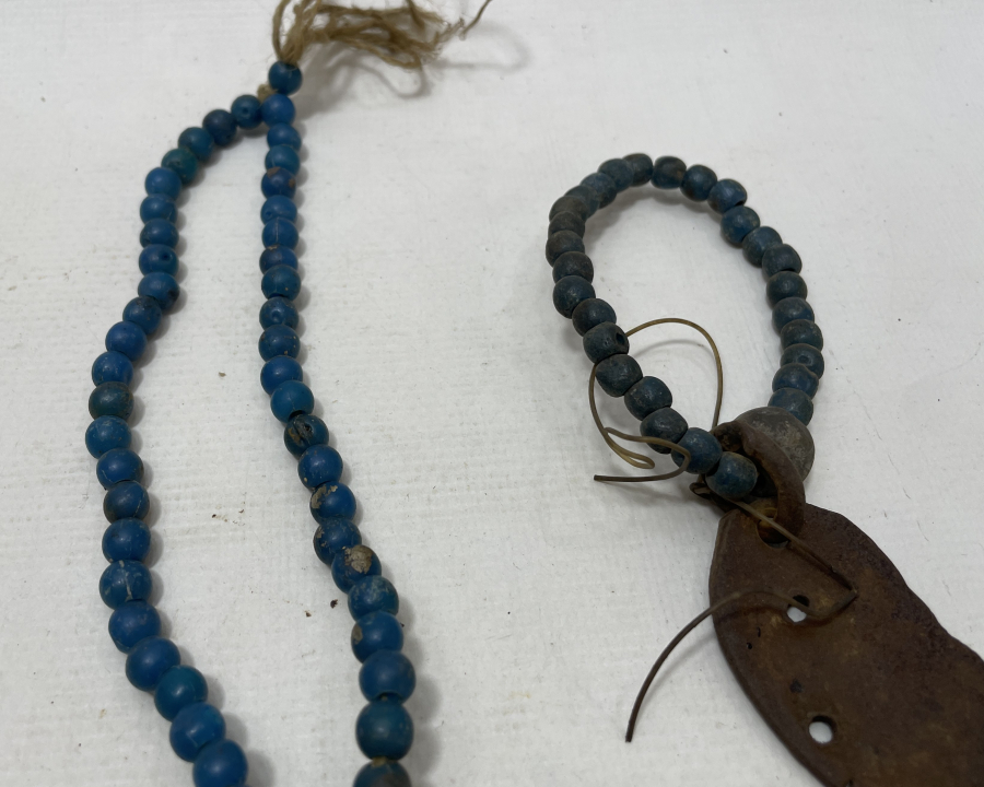 ANTİKA ŞAMAN İŞİ 2 ADET KOLYE