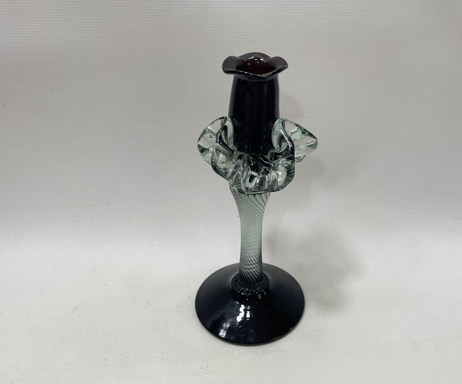 EL YAPIMI NADİR FORMDA MURANO MUMLUK