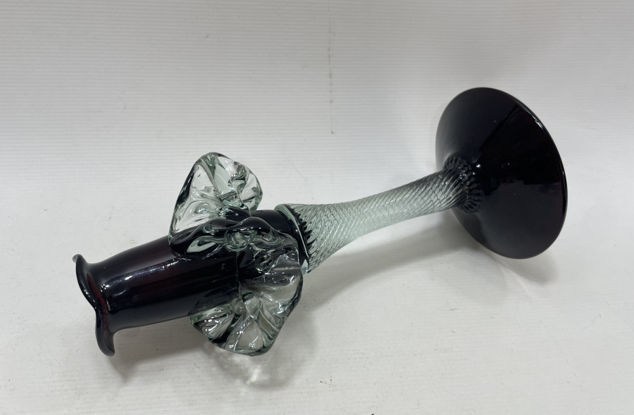 EL YAPIMI NADİR FORMDA MURANO MUMLUK