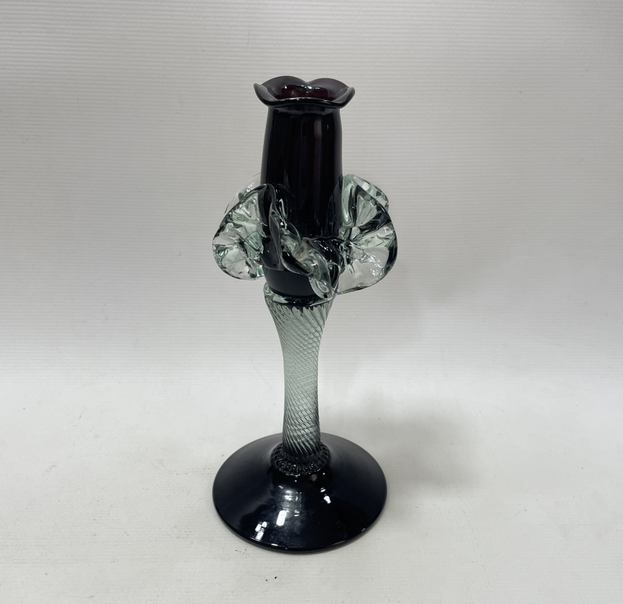 EL YAPIMI NADİR FORMDA MURANO MUMLUK