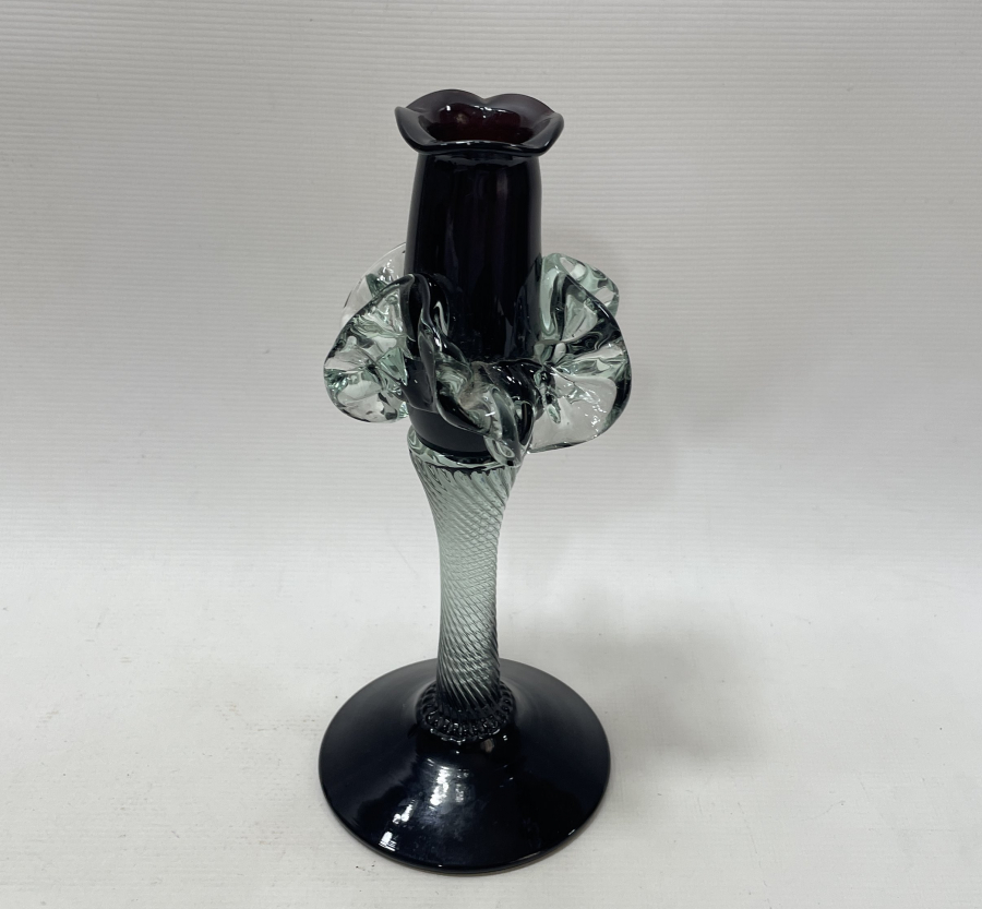 EL YAPIMI NADİR FORMDA MURANO MUMLUK