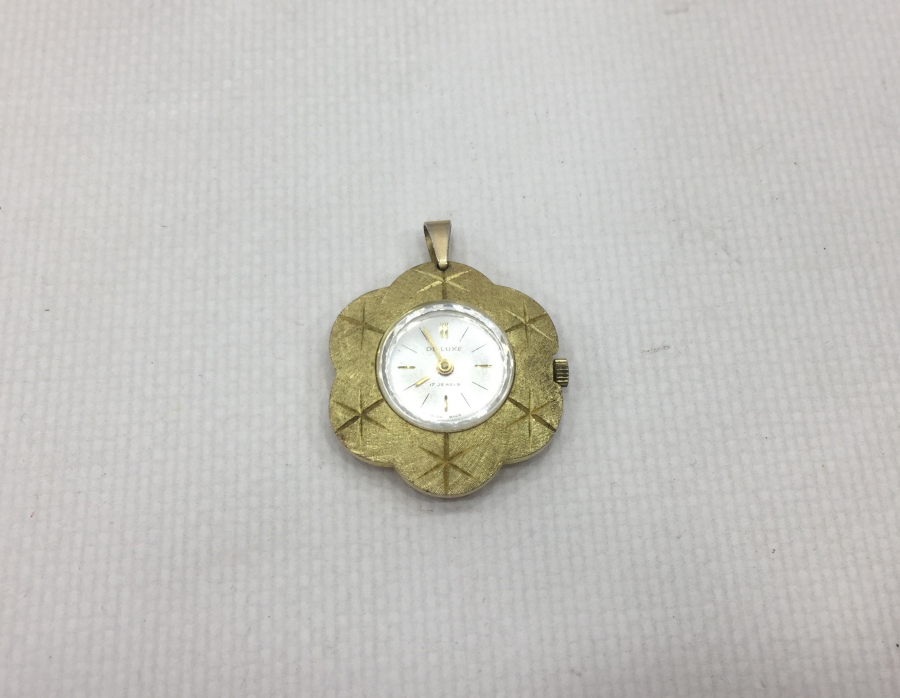 KURMALI ANTİKA KOLYE SAAT