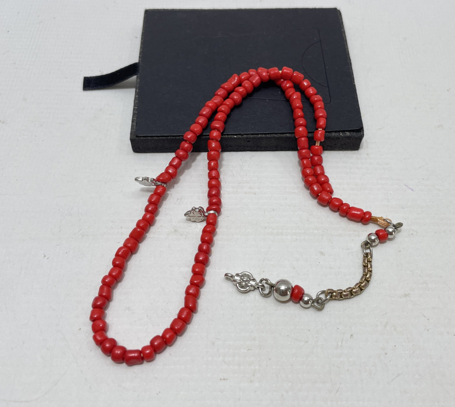 MERCAN TAŞINDAN MAMUL ANTİKA NAMAZ TESPİHİ