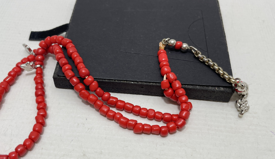 MERCAN TAŞINDAN MAMUL ANTİKA NAMAZ TESPİHİ