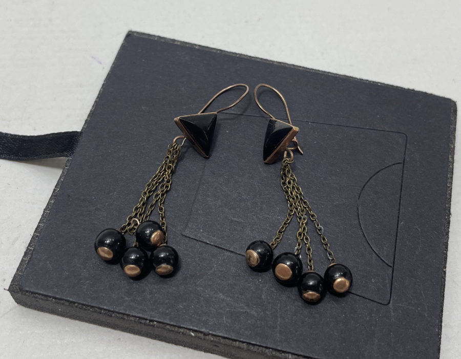 OLTU TAŞLI ANTİKA ALTIN KÜPE