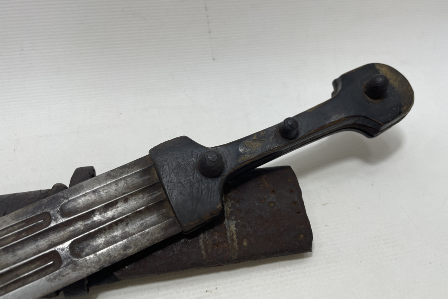 ORJİNAL KININDA USTA DAMGALI NADİR FORMDA ÇERKES KAMASI