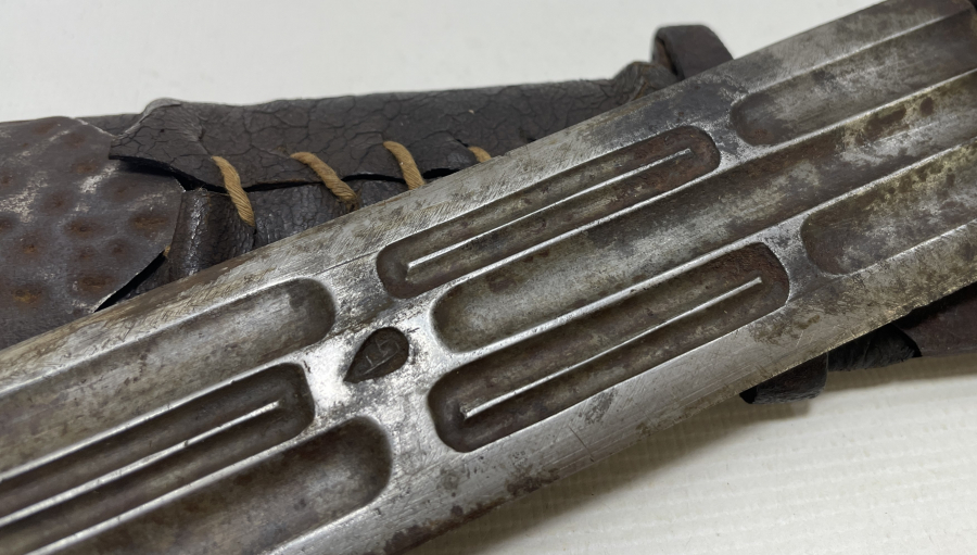 ORJİNAL KININDA USTA DAMGALI NADİR FORMDA ÇERKES KAMASI