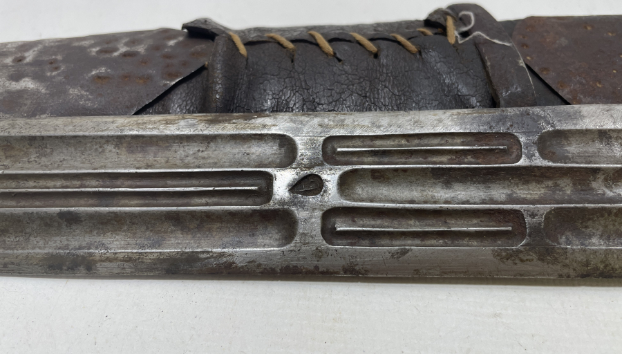 ORJİNAL KININDA USTA DAMGALI NADİR FORMDA ÇERKES KAMASI