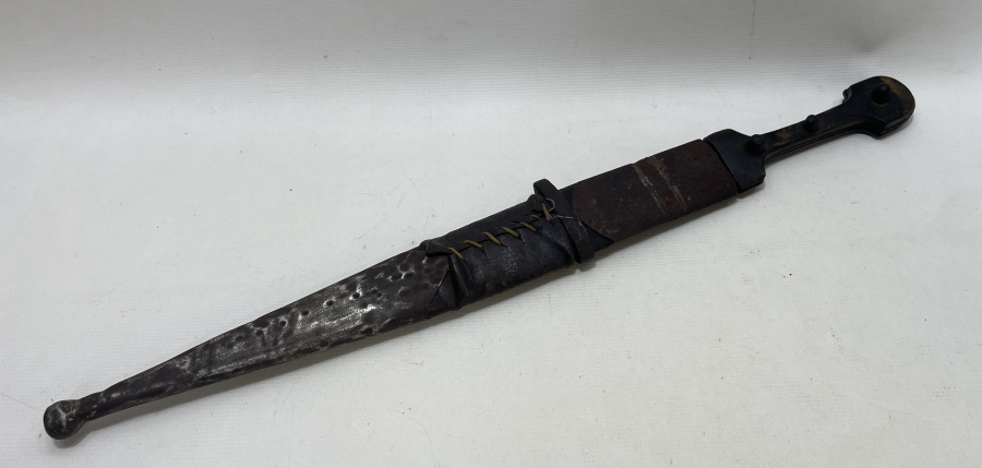 ORJİNAL KININDA USTA DAMGALI NADİR FORMDA ÇERKES KAMASI