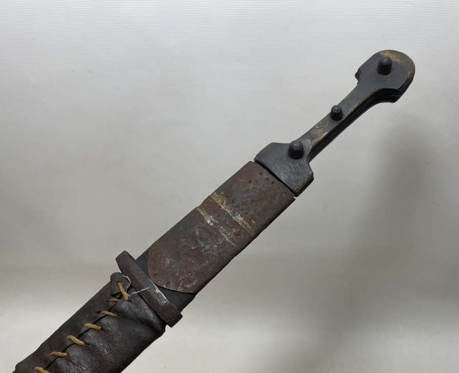 ORJİNAL KININDA USTA DAMGALI NADİR FORMDA ÇERKES KAMASI