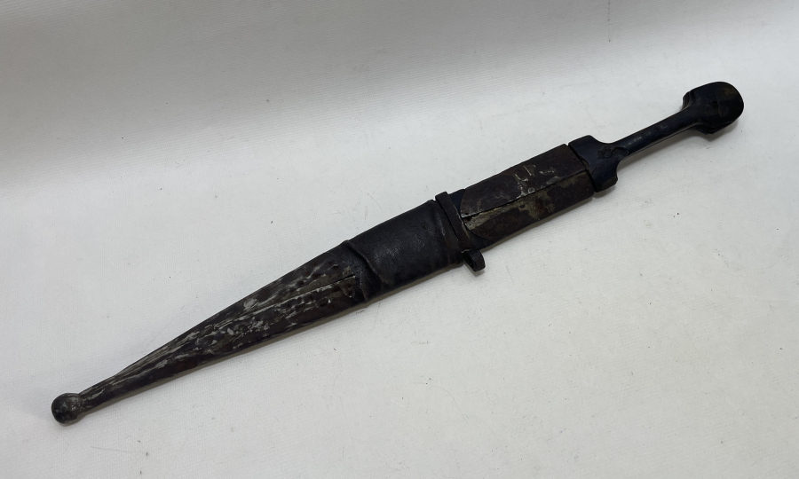 ORJİNAL KININDA USTA DAMGALI NADİR FORMDA ÇERKES KAMASI