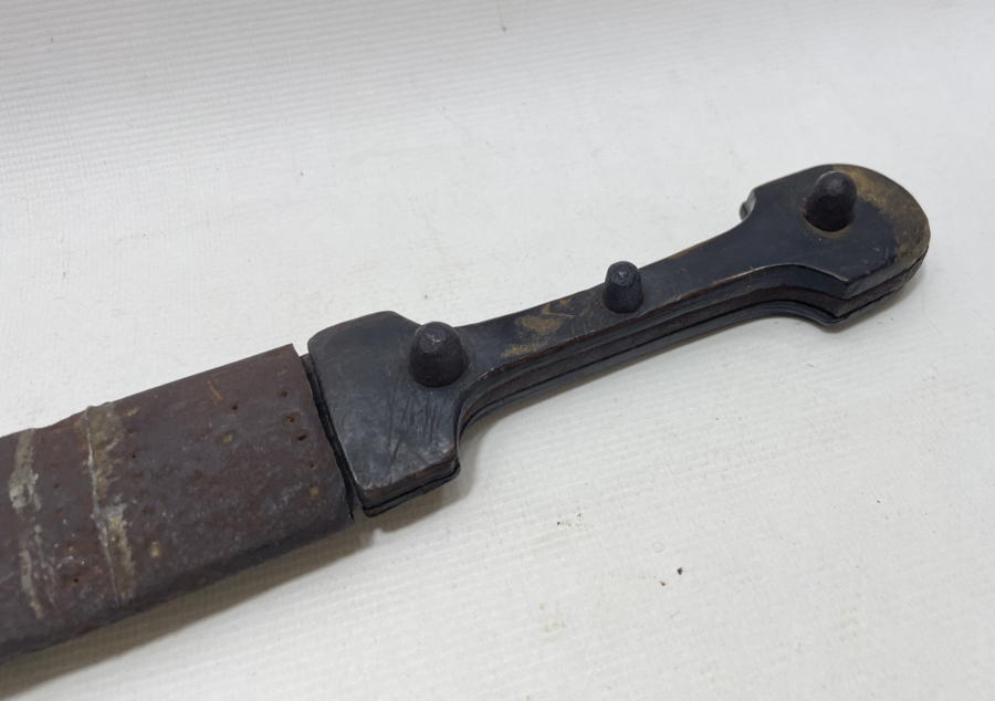 ORJİNAL KININDA USTA DAMGALI NADİR FORMDA ÇERKES KAMASI